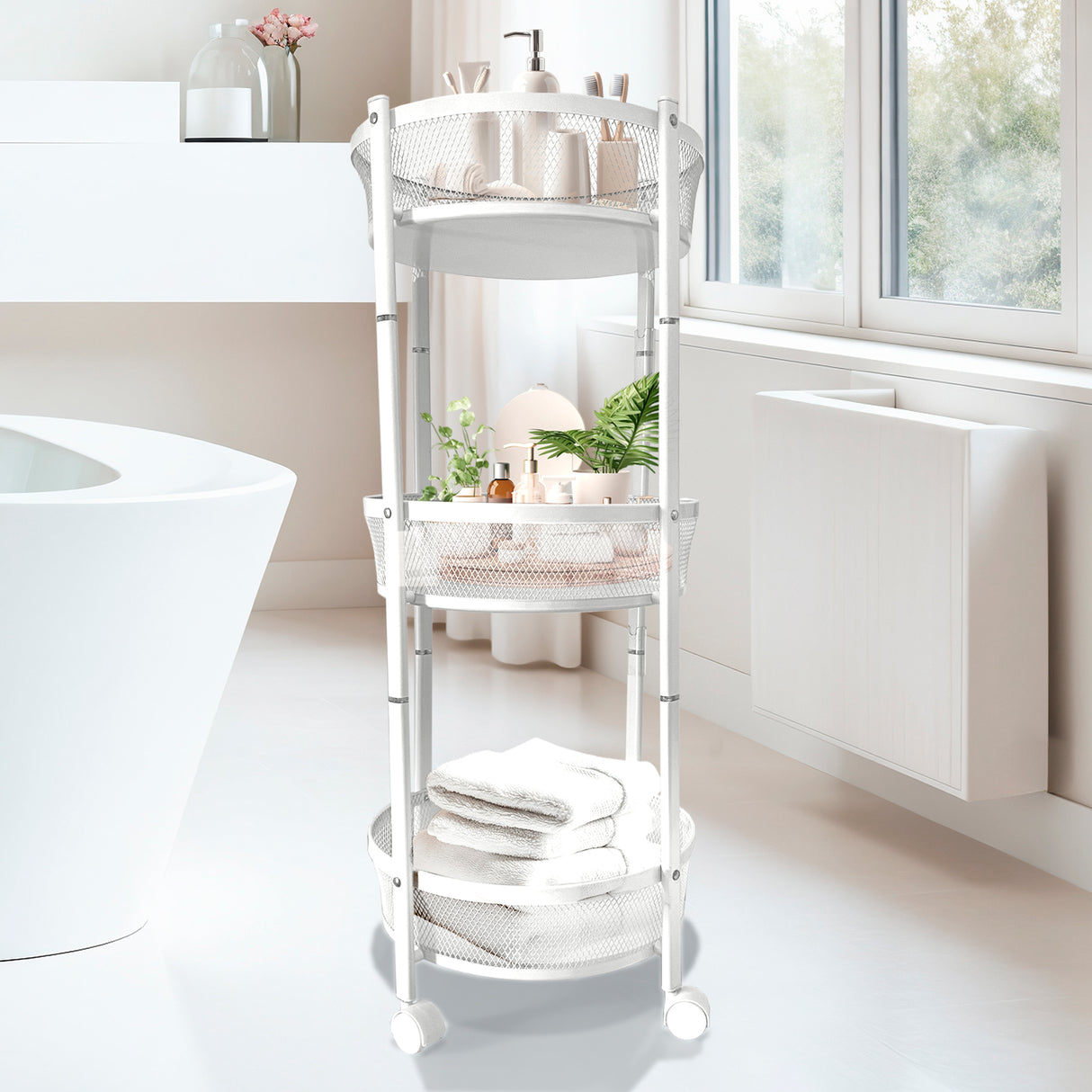 Carrito Almacenamiento Plegable