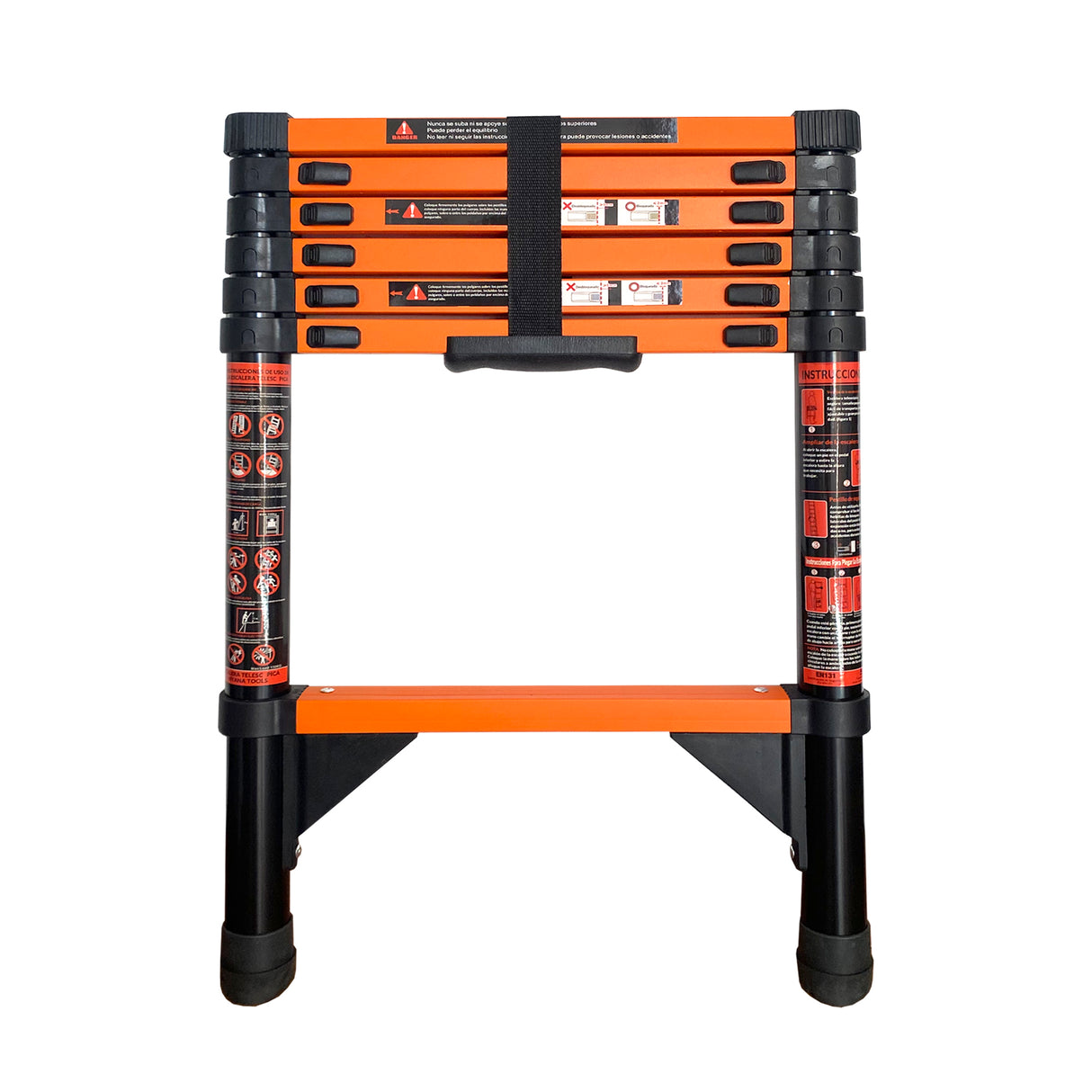 Escalera Telescópica de Acero al Carbono