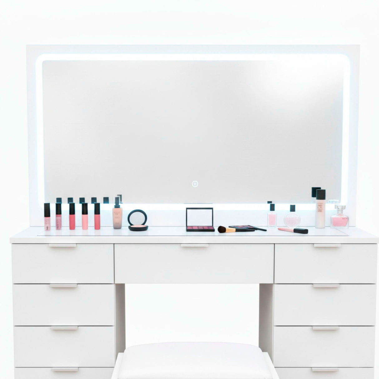 Tocador Maquille con espejo LED