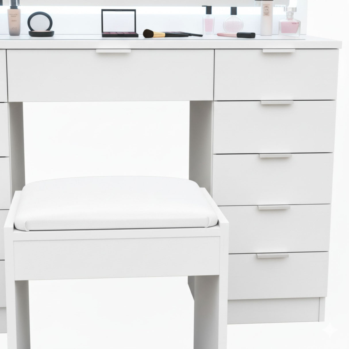 Tocador Maquille con espejo LED