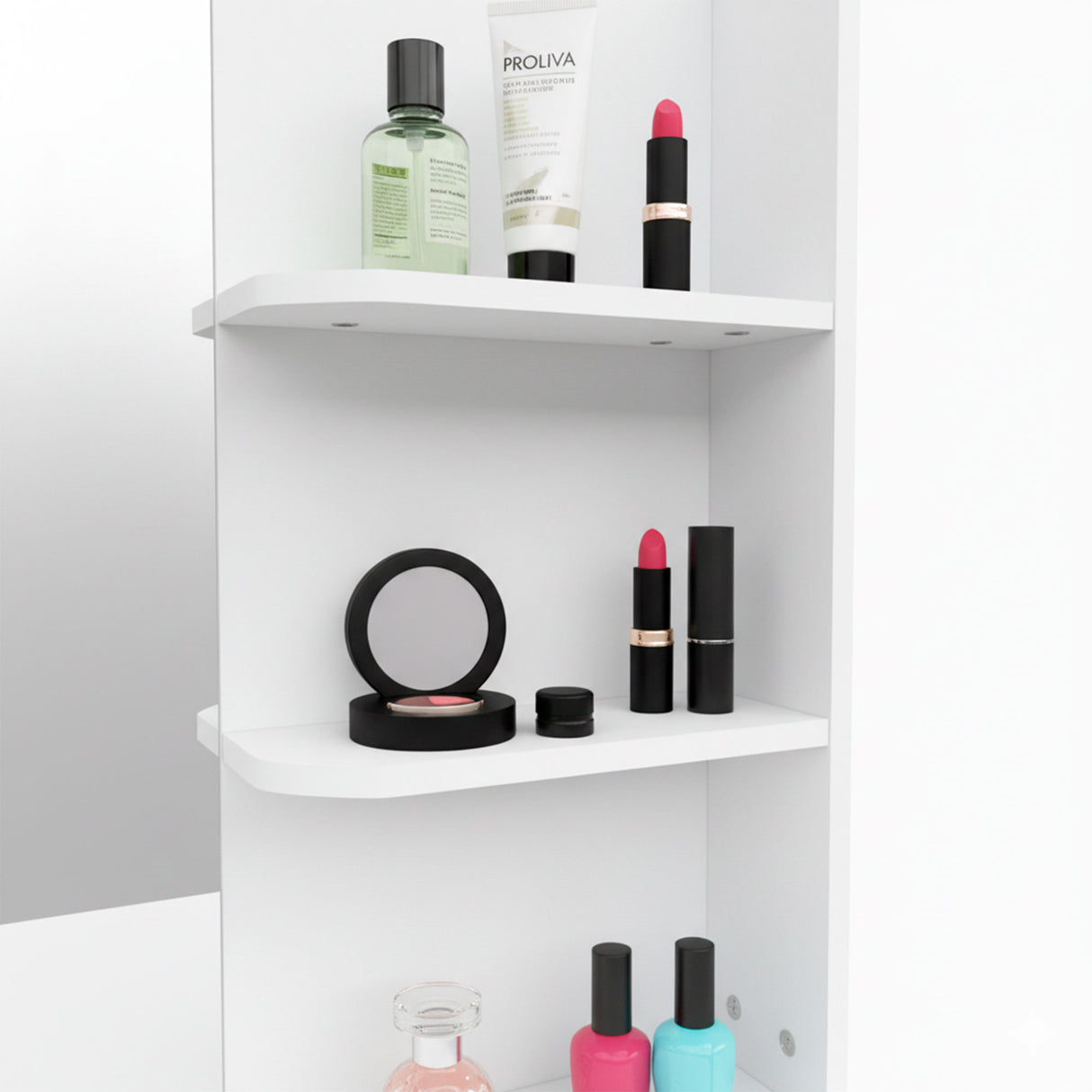 Tocador con Espejo 75x40x137 cm