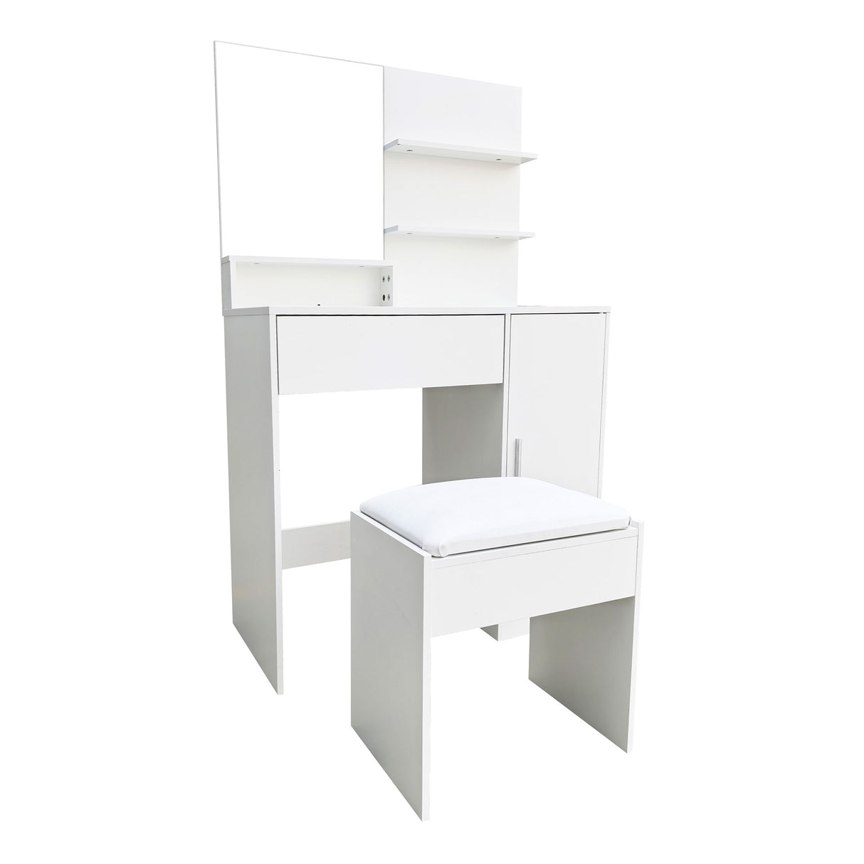 Tocador con Espejo 80x40x132 cm