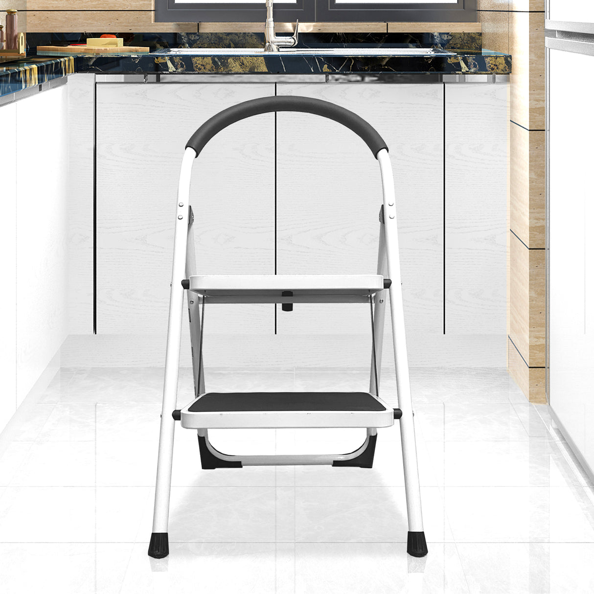 Escalera Plegable 2 Peldaños