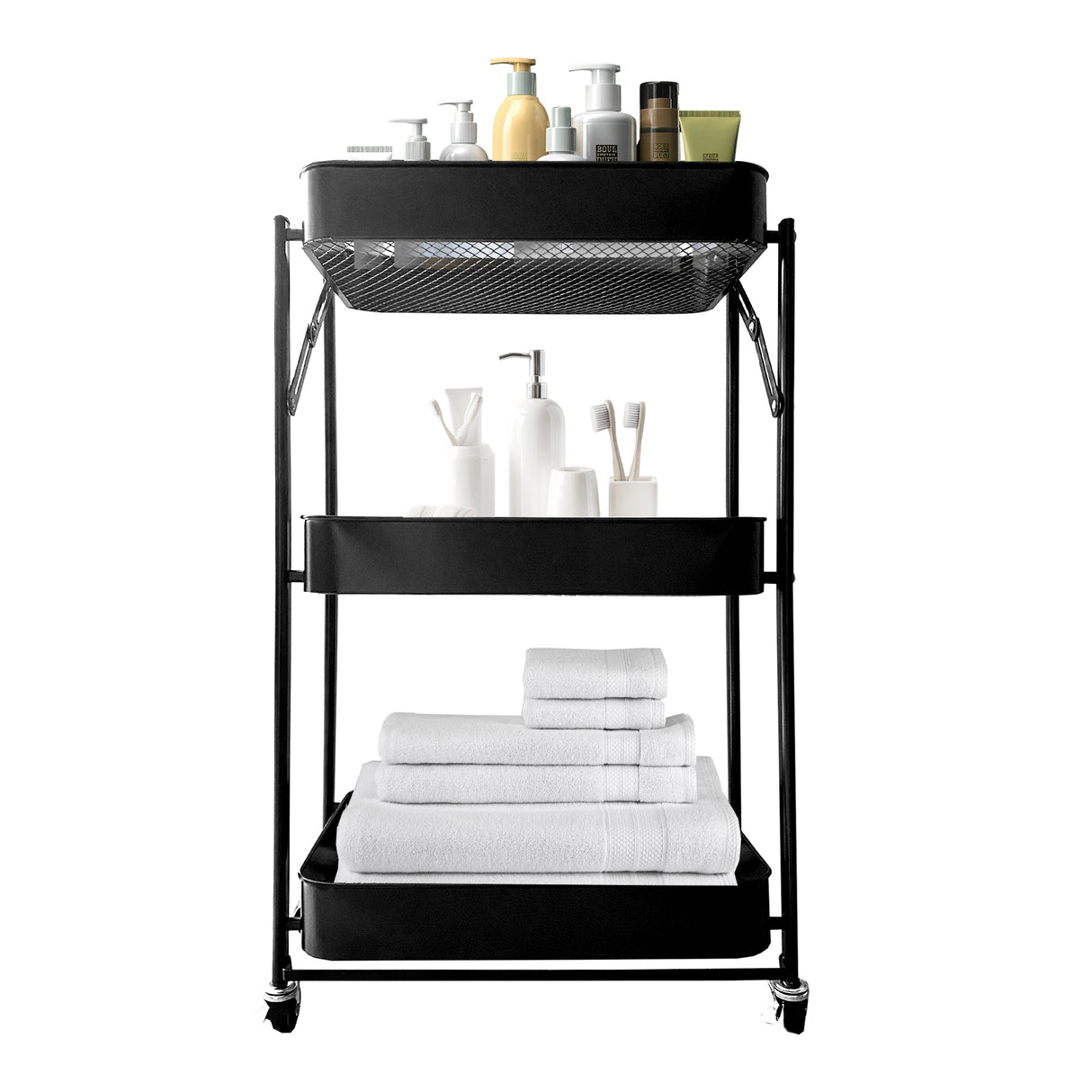 Carrito Almacenamiento Plegable