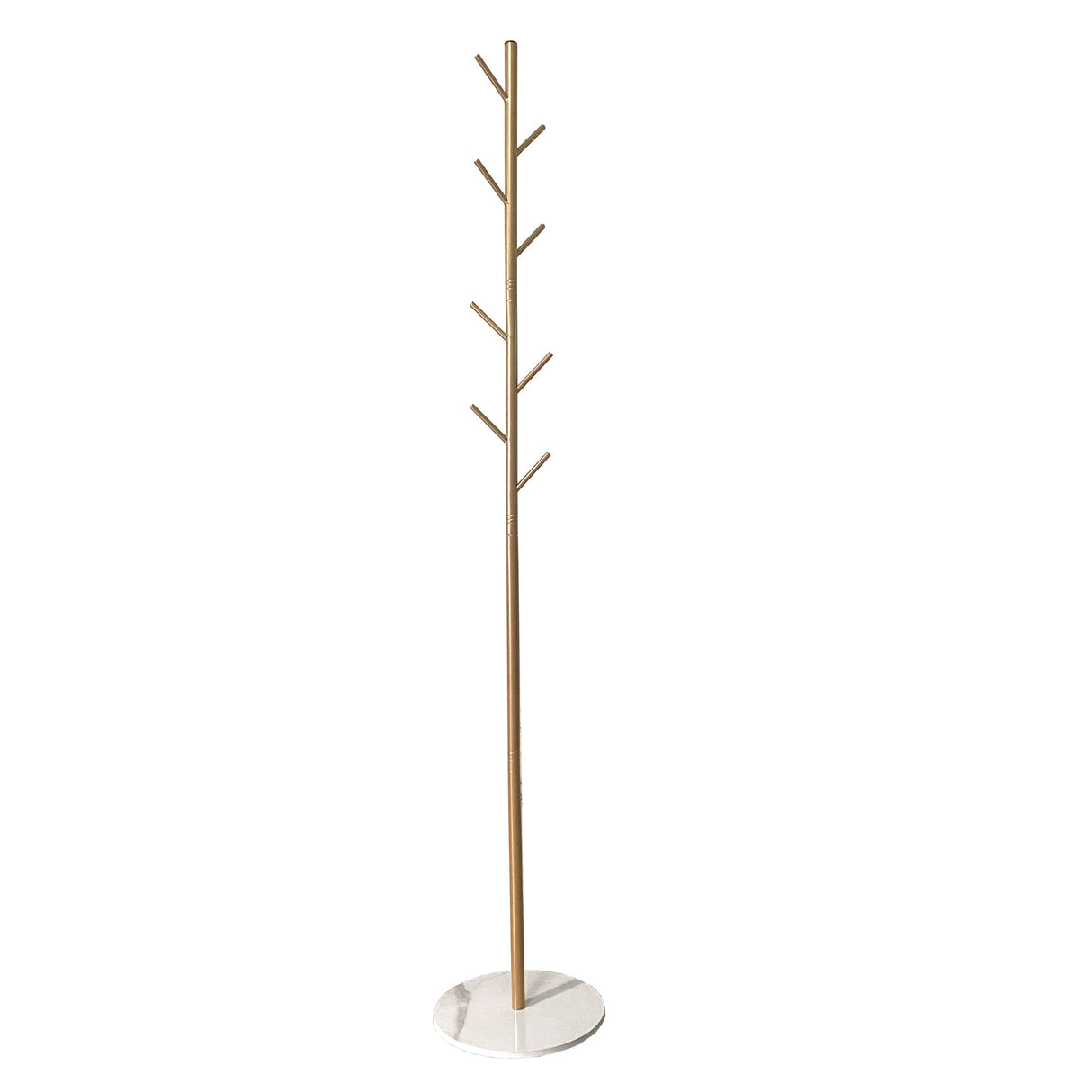 Perchero Premium Solid 8 colgadores Nyana Home 167x30x30cm Dorado 8 ganchos para colgar - Nyana Store