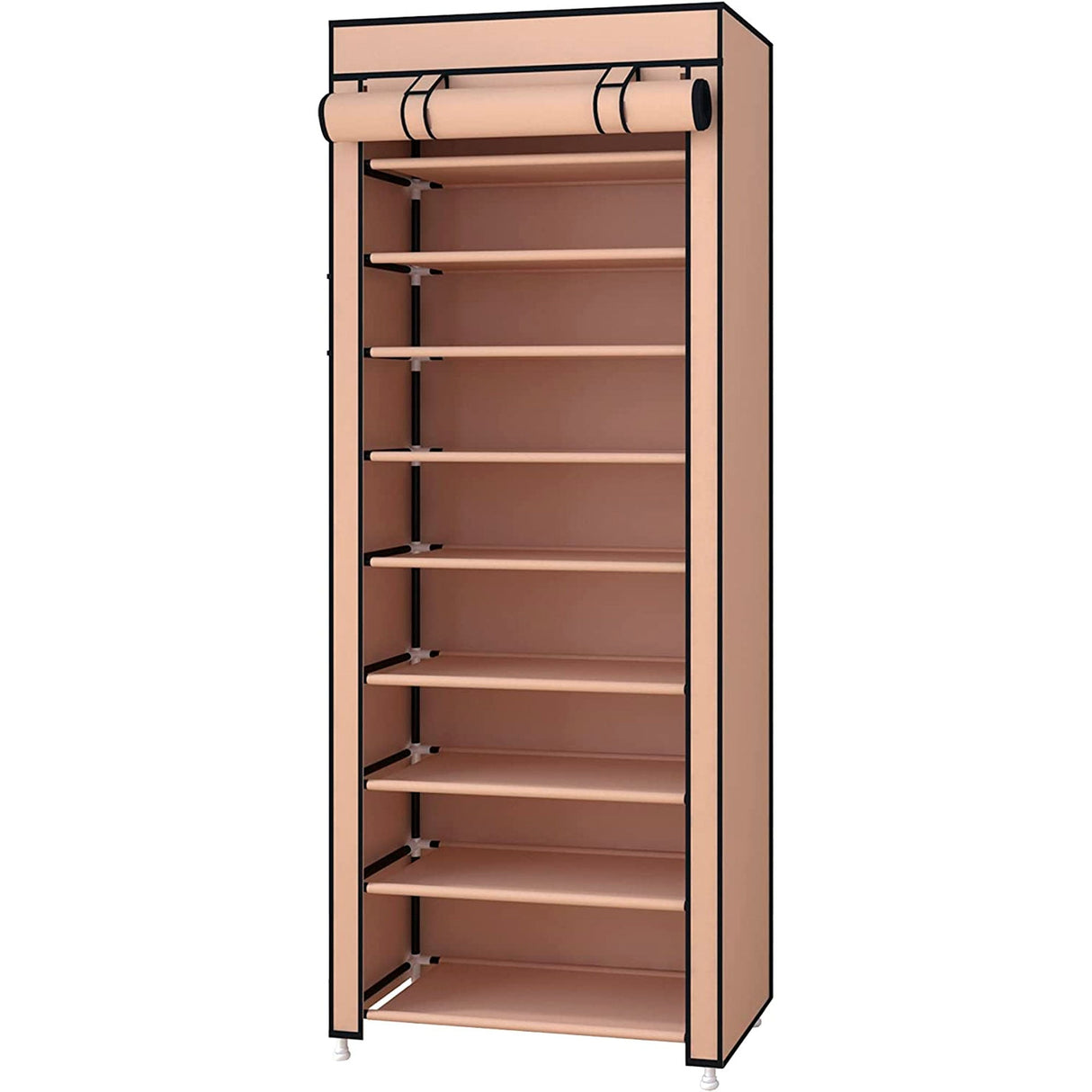 Armario Zapatero Tela Con Bolsillos Laterales 160x88x30 Cm - Nyana Store