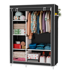 Armario Vestidor Tela Con Bolsillos Laterales 170x105x45 Cm