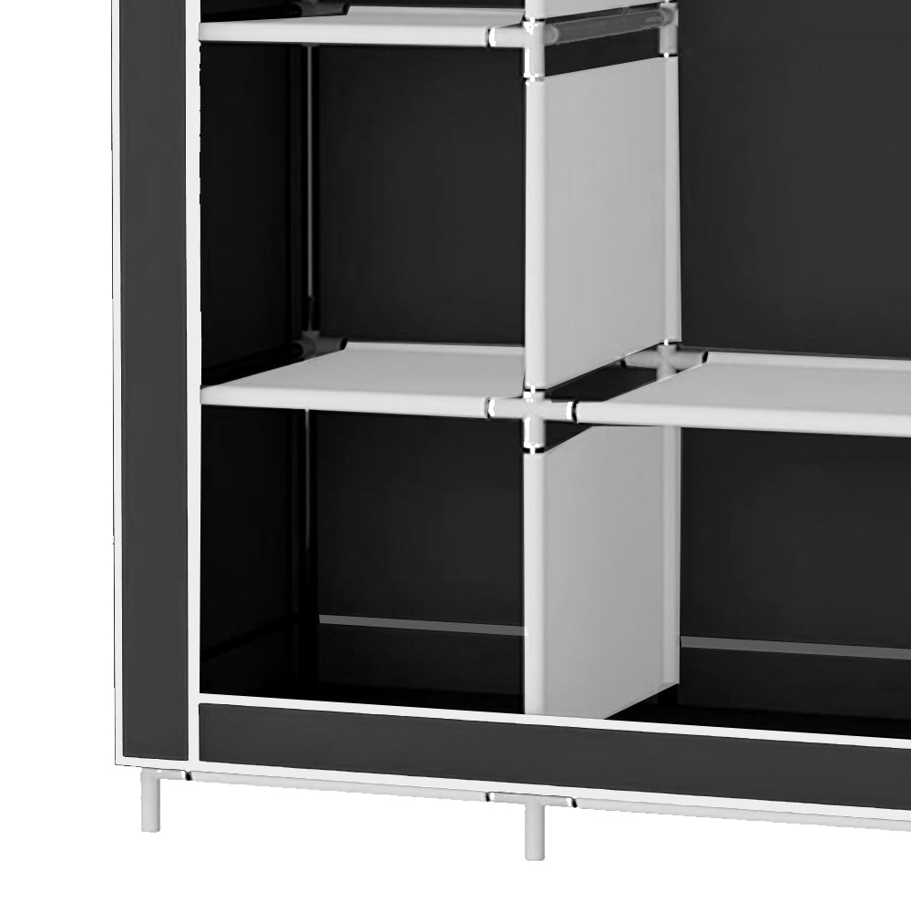 Armario Vestidor Tela Con Bolsillos Laterales 170x105x45 Cm