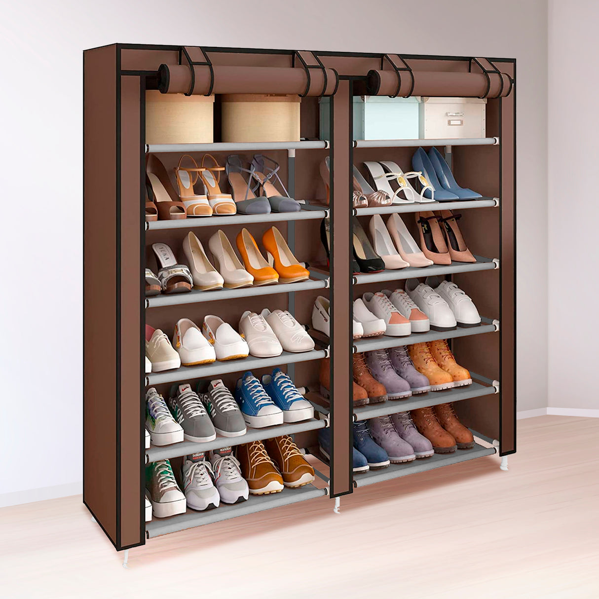Armario Zapatero Tela 36 Pares