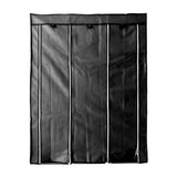Armario Vestidor de Tela Nyana Home 170x130x45cm, 2 puertas, 9 huecos, 1 ropero