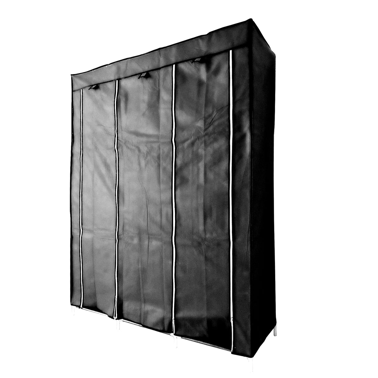 Armario Vestidor de Tela Nyana Home 170x130x45cm, 2 puertas, 9 huecos, 1 ropero