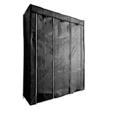 Armario Vestidor de Tela Nyana Home 170x130x45cm, 2 puertas, 9 huecos, 1 ropero