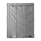 Armario Vestidor de Tela Nyana Home 170x130x45cm, 2 puertas, 9 huecos, 1 ropero