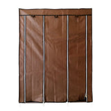 Armario Vestidor de Tela Nyana Home 170x130x45cm, 2 puertas, 9 huecos, 1 ropero