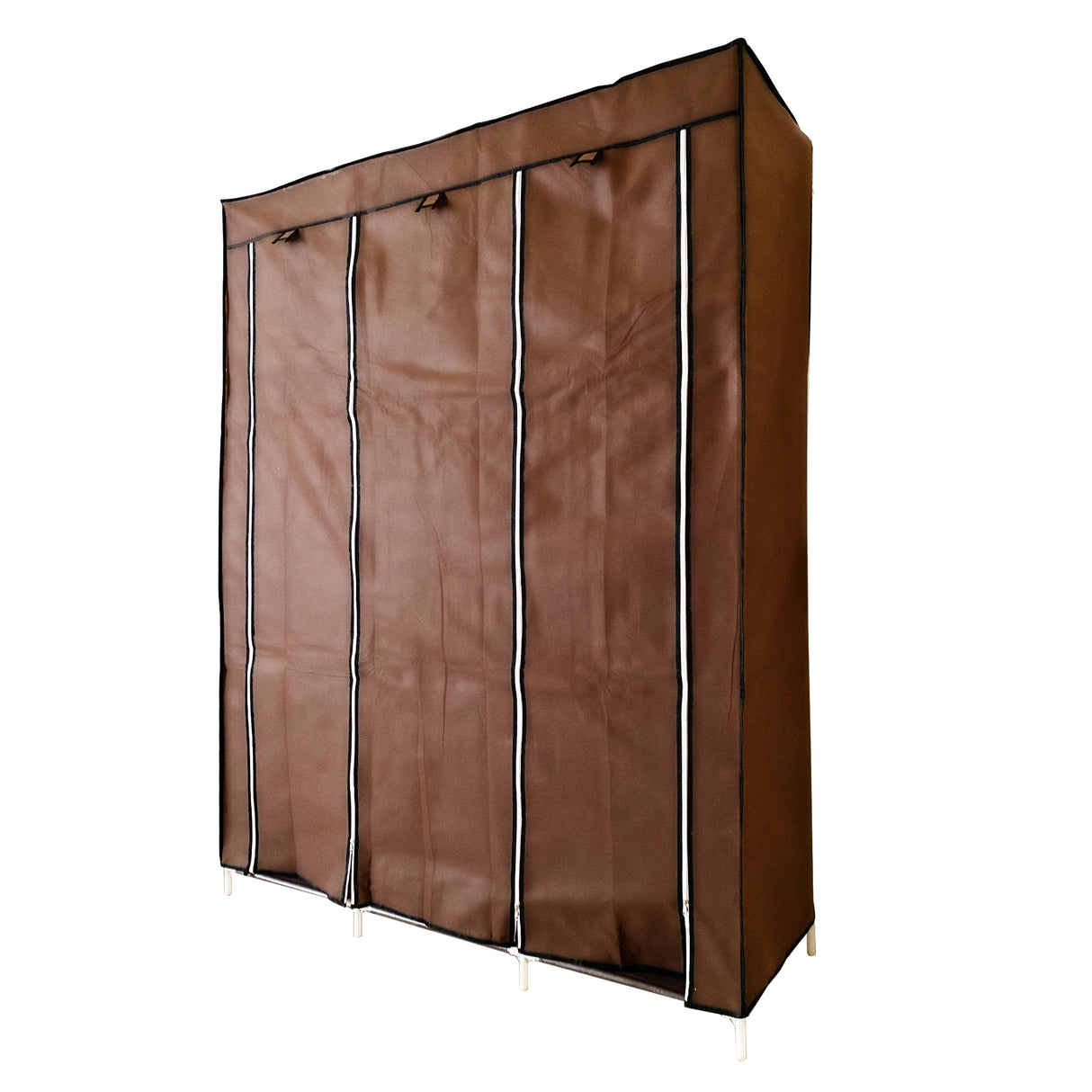 Armario Vestidor de Tela Nyana Home 170x130x45cm, 2 puertas, 9 huecos, 1 ropero