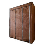Armario Vestidor de Tela Nyana Home 170x130x45cm, 2 puertas, 9 huecos, 1 ropero