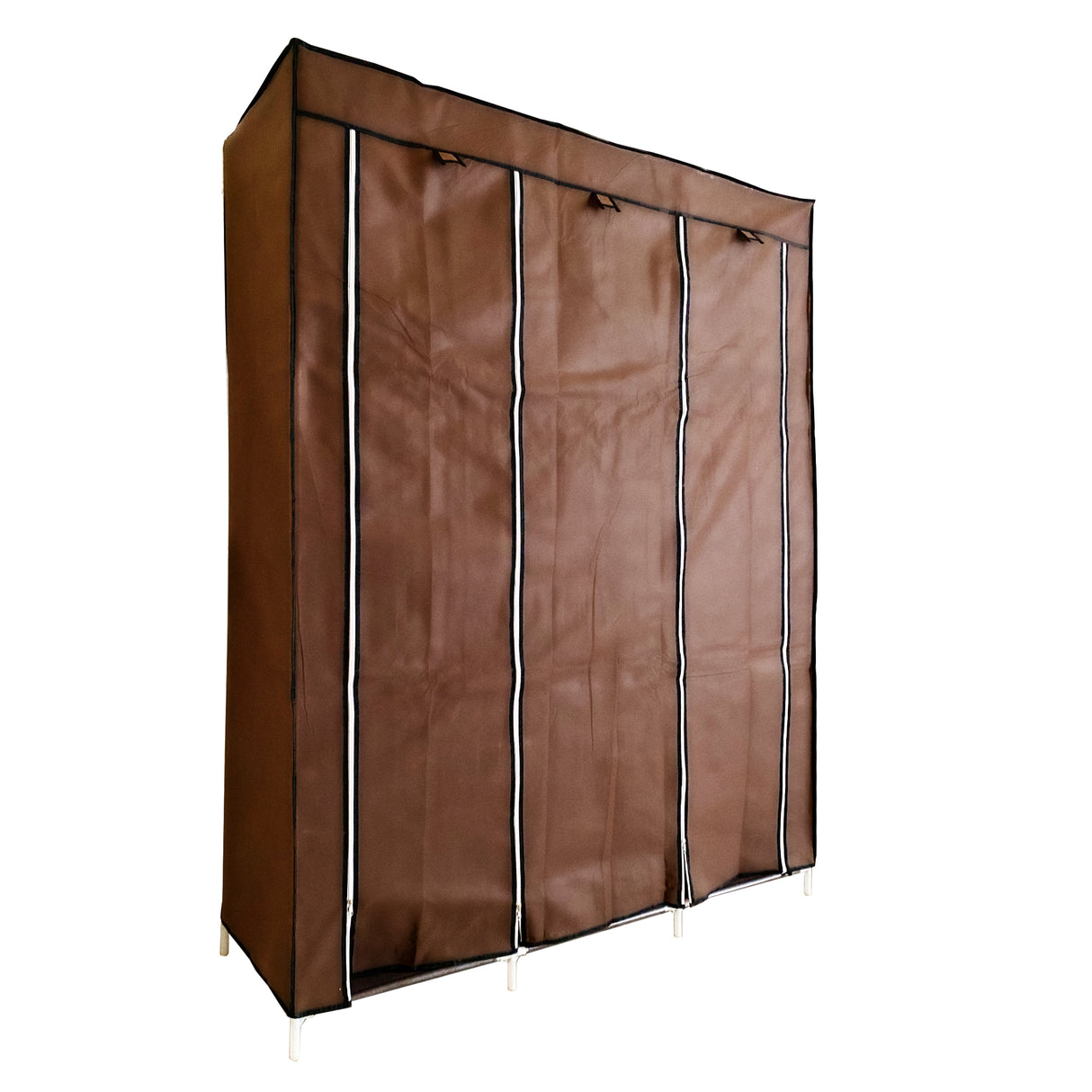 Armario Vestidor de Tela Nyana Home 170x130x45cm, 2 puertas, 9 huecos, 1 ropero