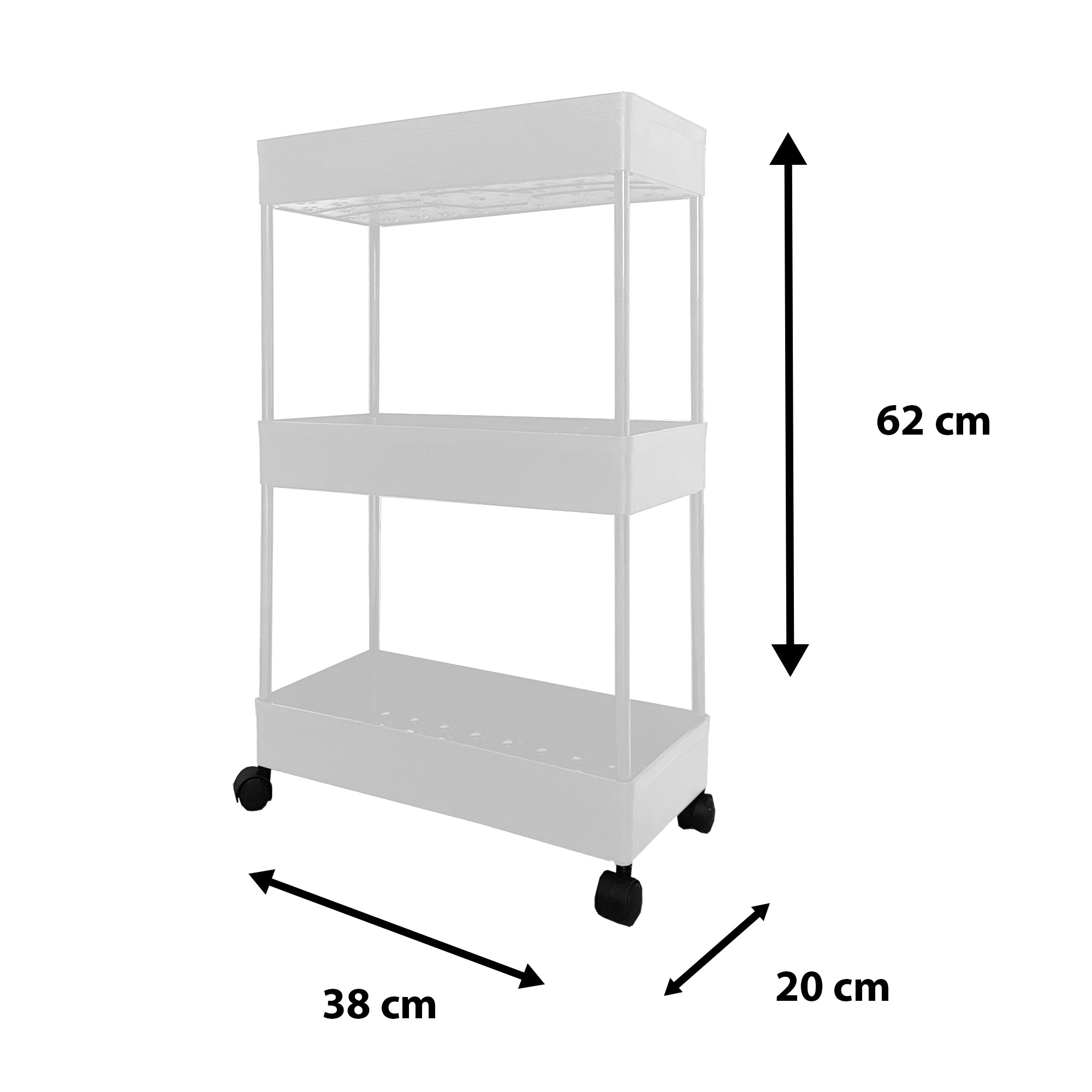 Carrito Almacenamiento Slim