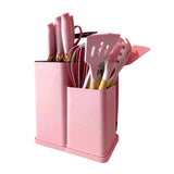 Set de Utensilios de Silicona y Madera 19 Piezas Nyana Home con Cuchillos y Tabla de Cortar