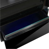 Mesita de noche moderna con luz LED