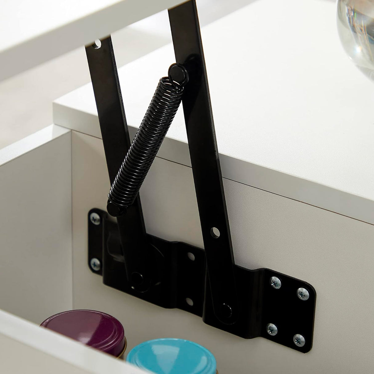 Mesa de centro elevable