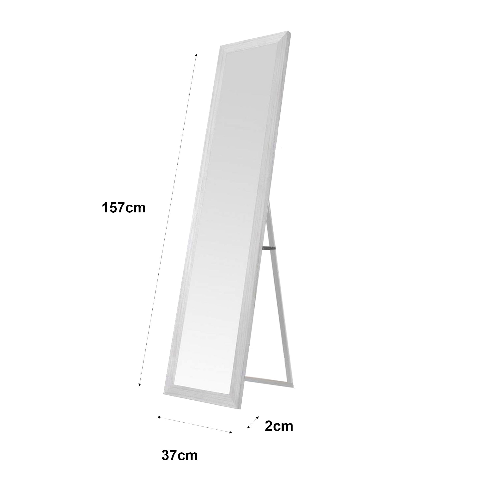 Espejo de Pie Nórdico en Madera 157x37 cm