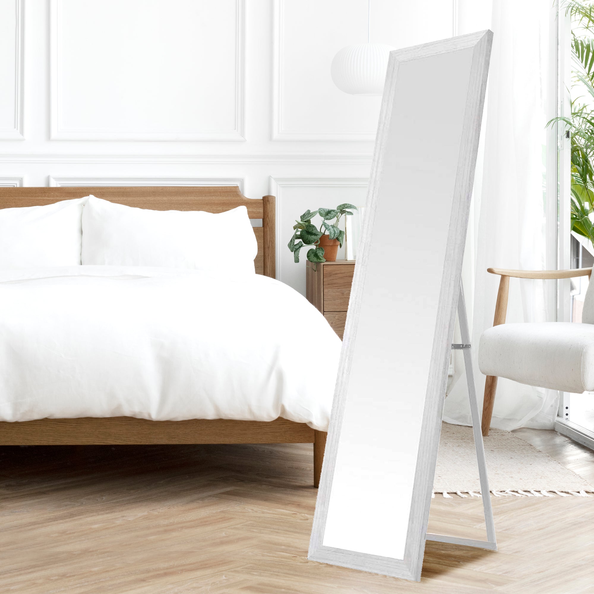 Espejo de Pie Nórdico en Madera 157x37 cm