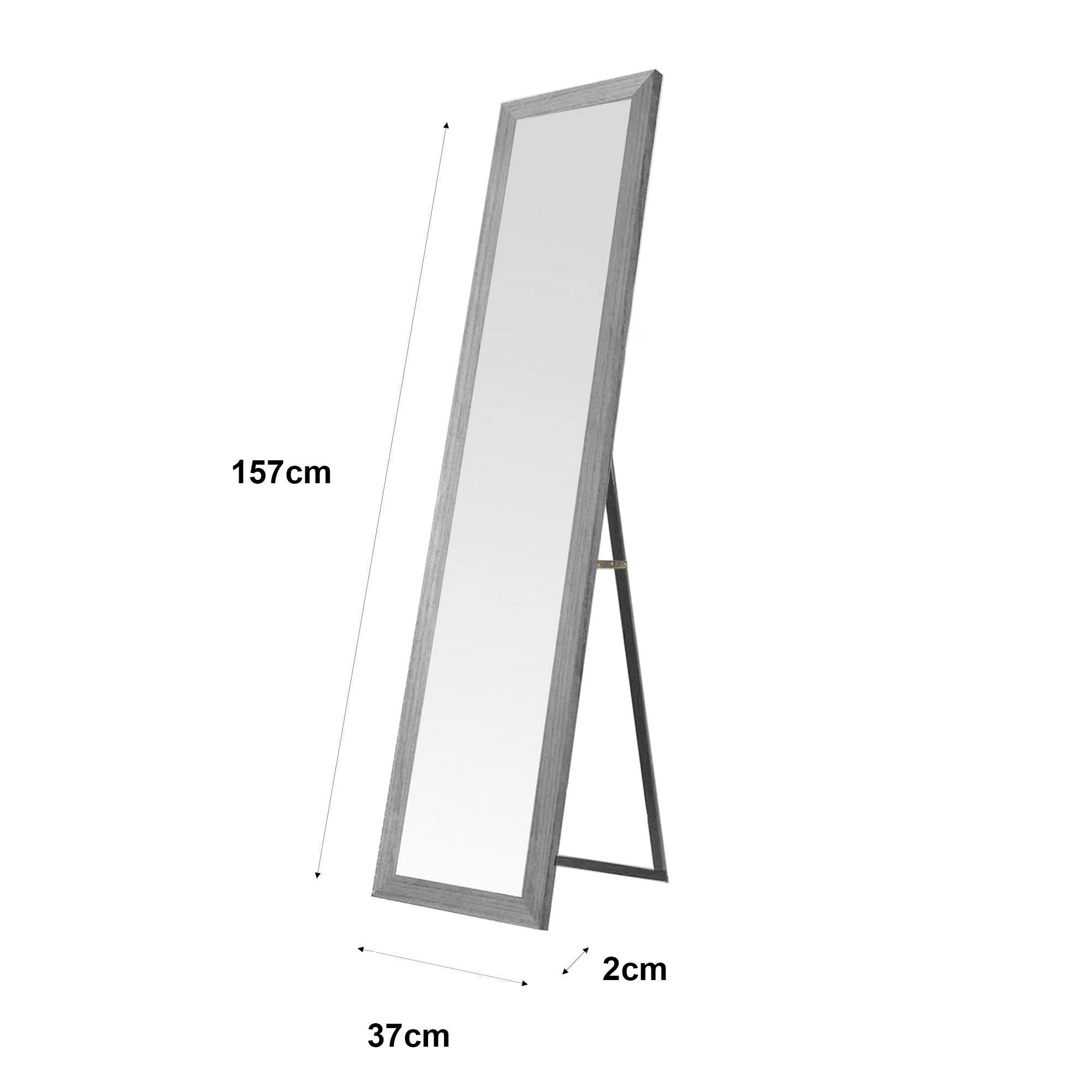 Espejo de Pie Nórdico en Madera 157x37 cm