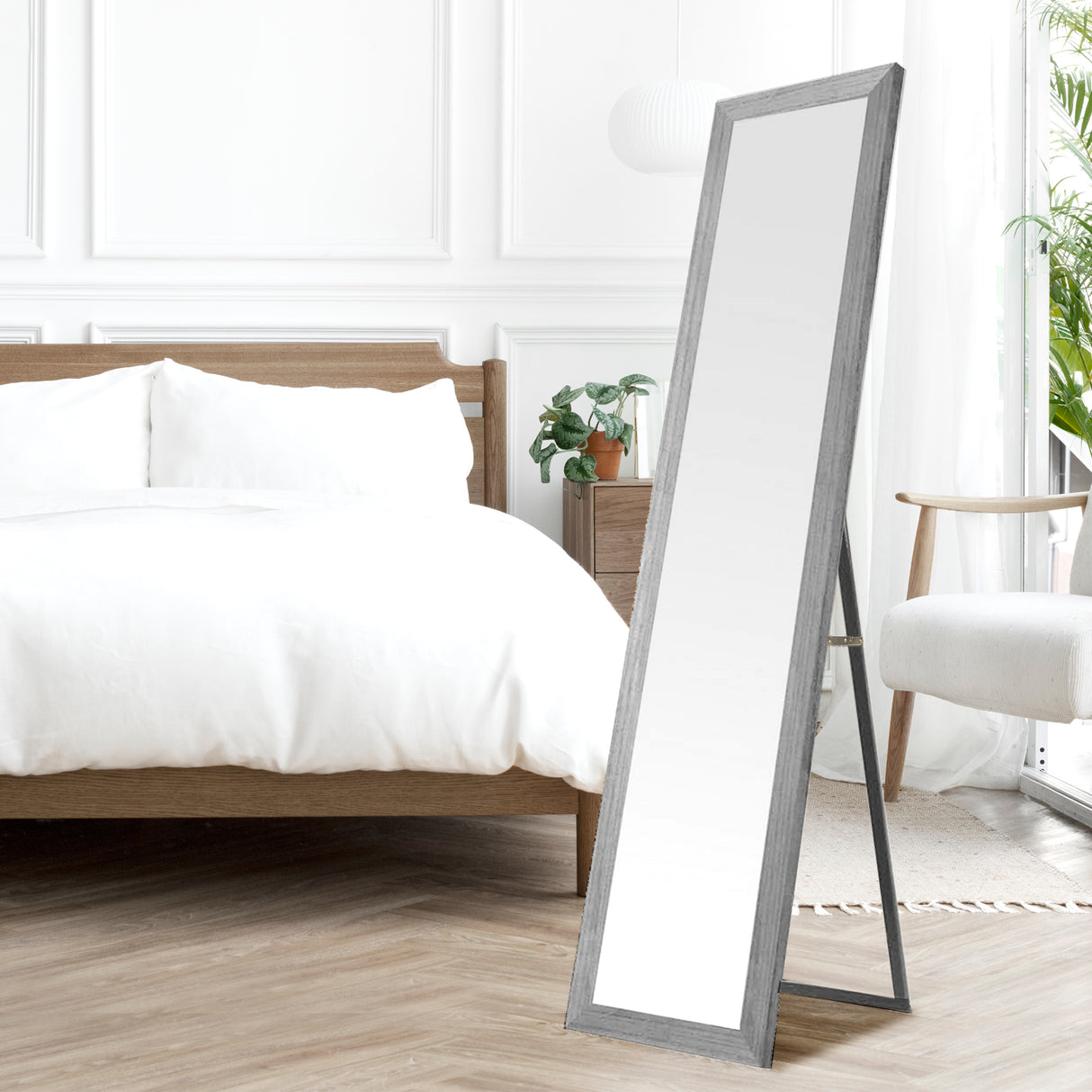 Espejo de Pie Nórdico en Madera