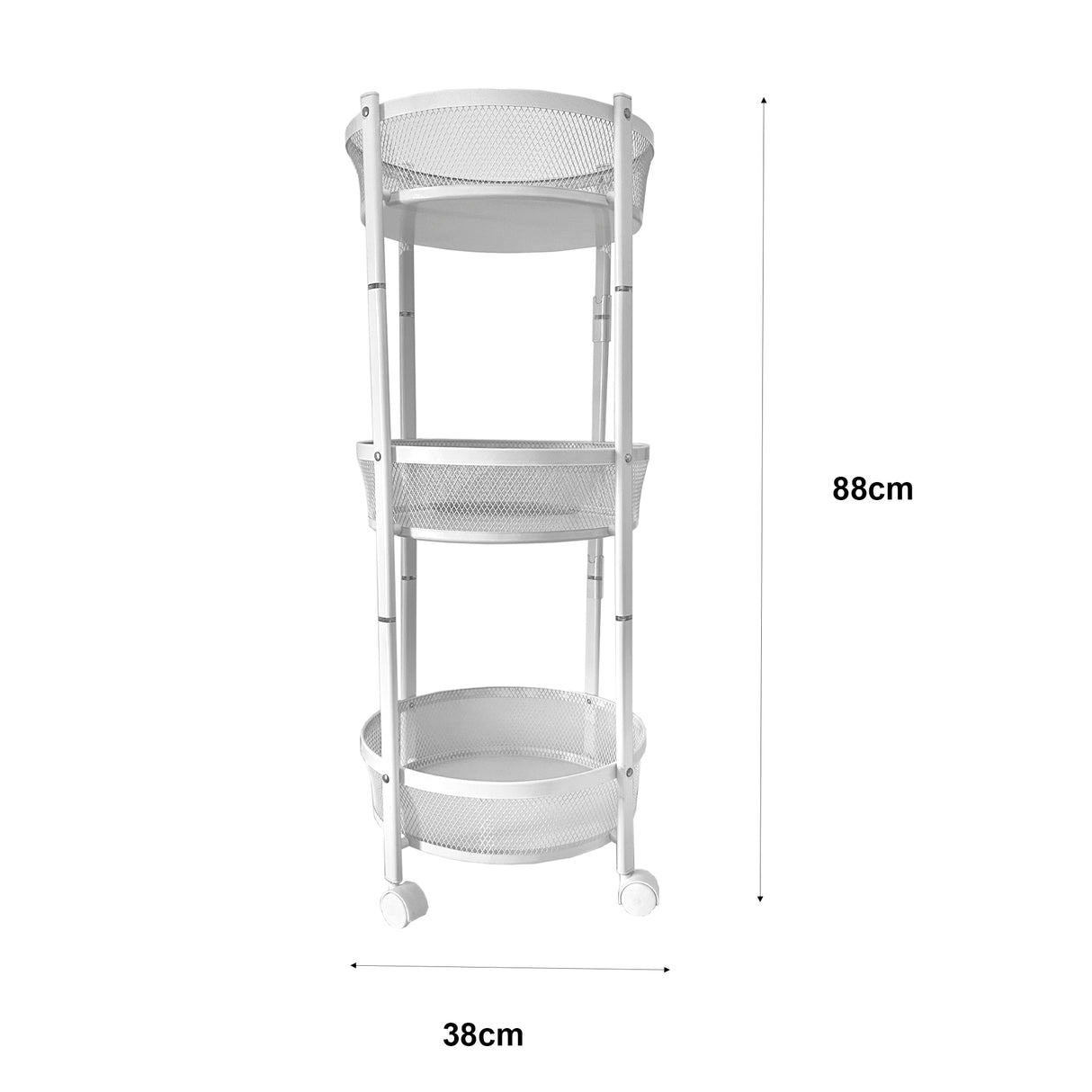 Carrito Almacenamiento Plegable