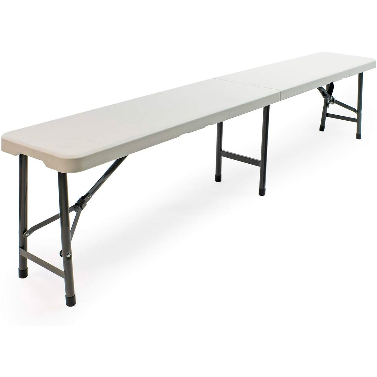 Banco Plegable Portatil Resina 180x29x43 cm