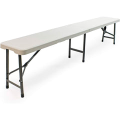 Banco Plegable Portatil Resina 180x29x43 cm