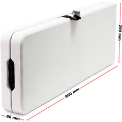 Banco Plegable Portatil Resina 180x29x43 cm