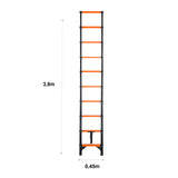 Escalera Telescópica de Acero al Carbono