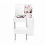 Tocador con Espejo 80x40x132 cm