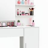 Tocador con Espejo 80x40x132 cm