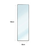 Espejo de Pie Metálico Metal Square Edge Max