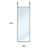 Espejo Metálico Puerta Metal Square Edge Max