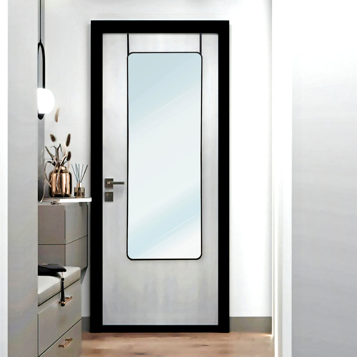 Espejo Metálico Puerta Metal Square Edge Max