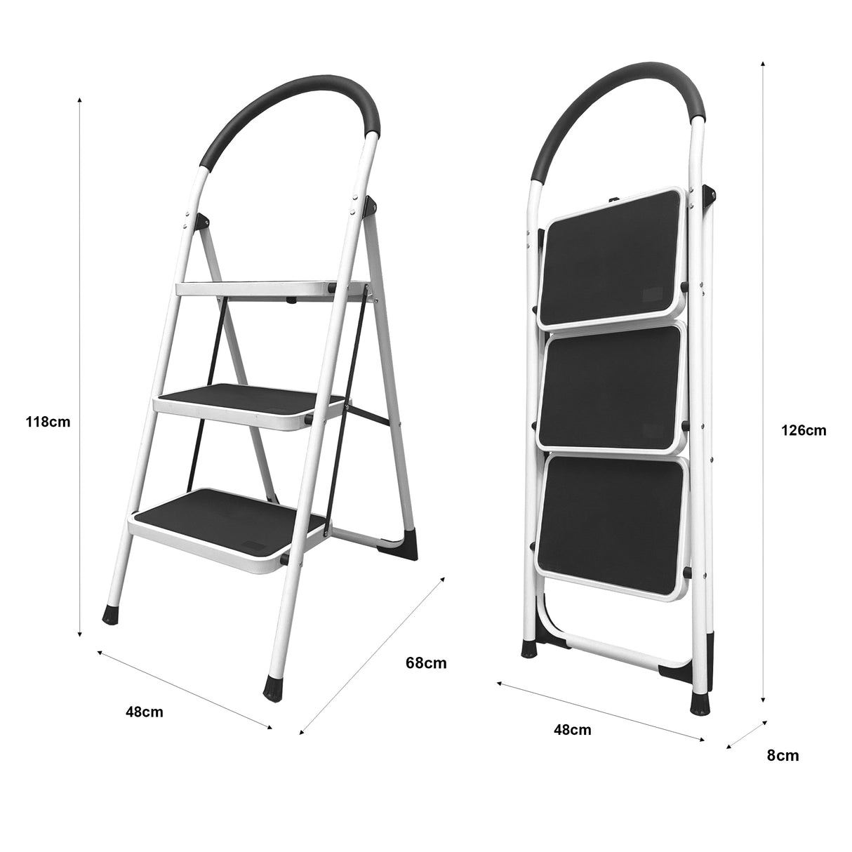 Escalera Plegable 3 Peldaños