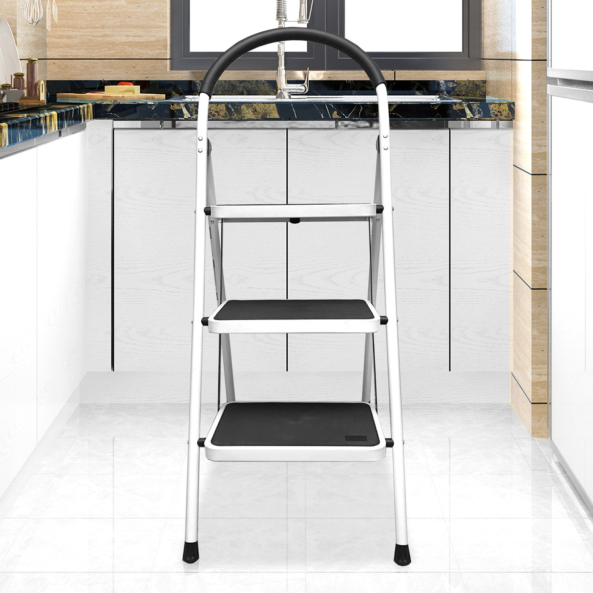 Escalera Plegable 3 Peldaños