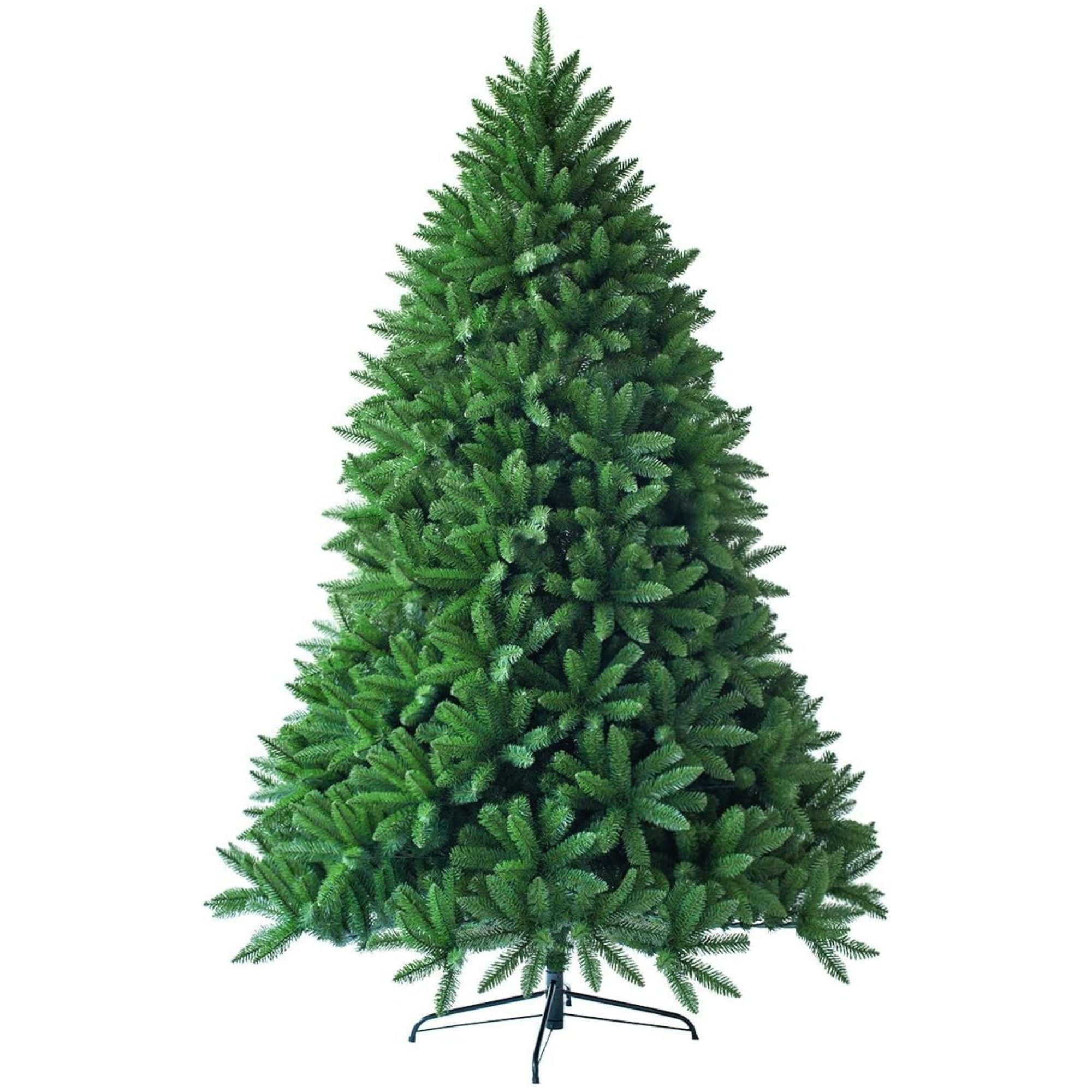 Árbol Navidad Verde Frondoso con Base Antideslizante y Ramas Densas