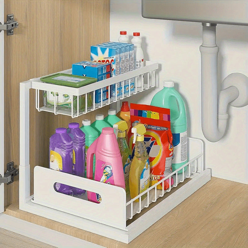 Organizador Bajo Fregadero 2 Alturas