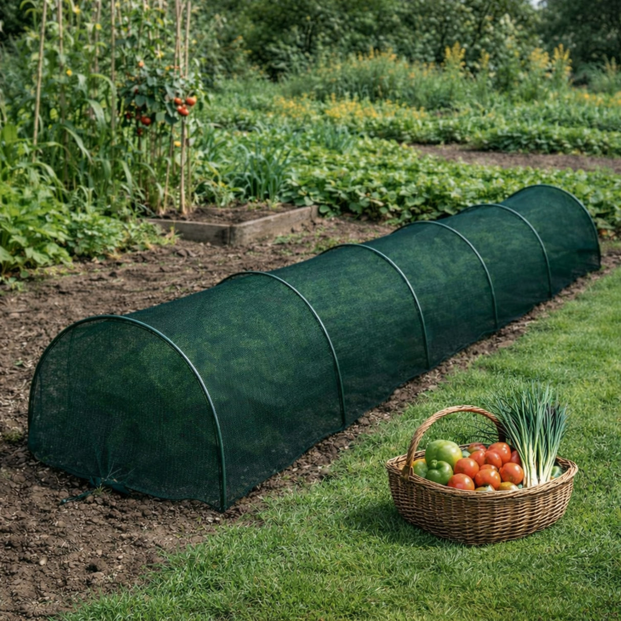 Túnel de Cultivo Invernadero Otoño