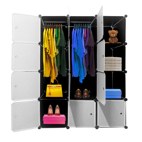 Armario Vestidor Cube Personalizable Boxed Elite Nyana Home 12 Cubos/Puertas 147x111x47cm - Nyana Store