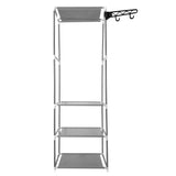 Armario Vestidor Static Nyana Home 170x55x35cm 3 baldas 1 colgador barra superior 1 colgador lateral - Nyana Store