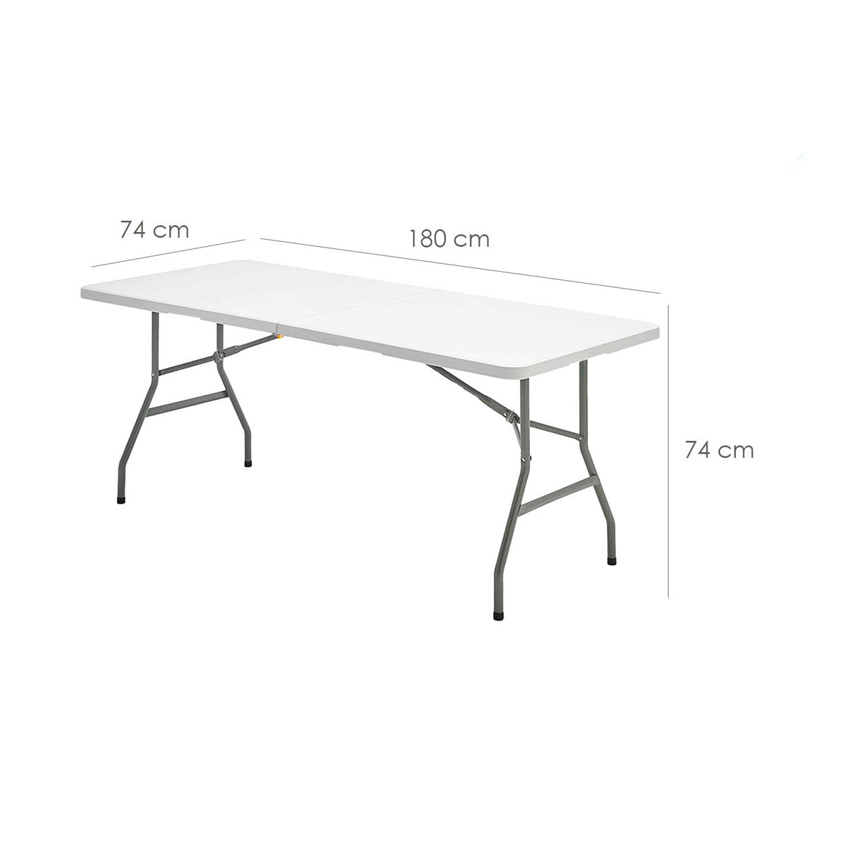 Mesa Plegable Resina Reforzada – Portátil y Segura Nyana Home 180x74x74cm/180x70x74cm/150x70x74 cm - Nyana Store