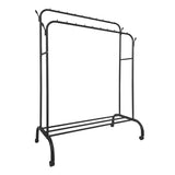 Perchero Burro Premium Maxi 1 Stand Nyana Home 152x110x56cm, 2 barras para colgar, 4 ganchos laterales, 1 balda inferior - Nyana Store