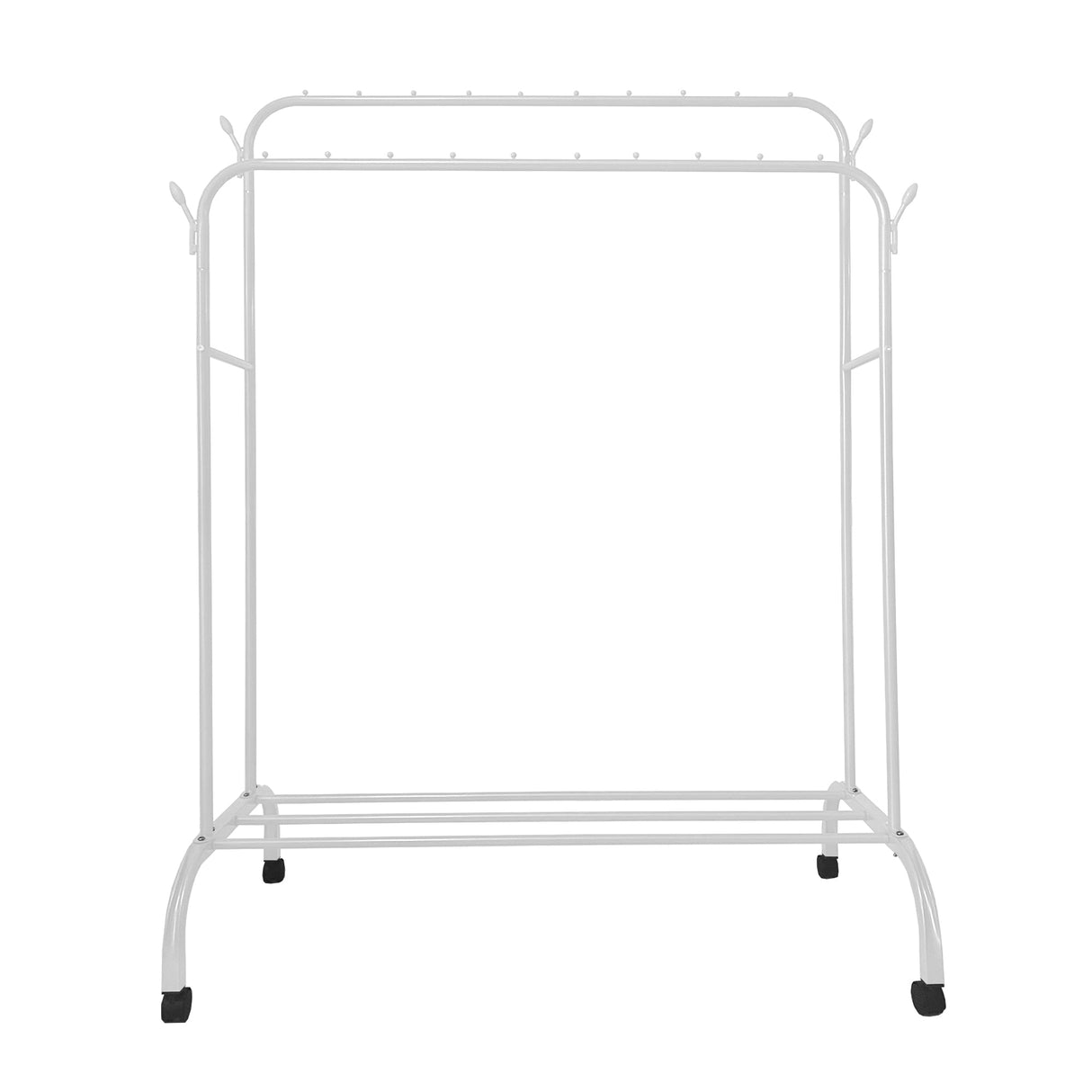 Perchero Burro Premium Maxi 1 Stand Nyana Home 152x110x56cm, 2 barras para colgar, 4 ganchos laterales, 1 balda inferior - Nyana Store