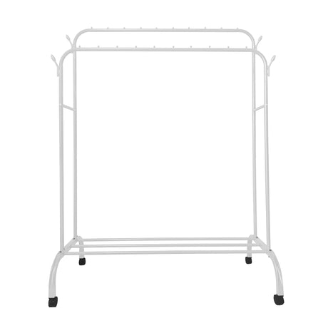 Perchero Burro Premium Maxi 1 Stand Nyana Home 152x110x56cm, 2 barras para colgar, 4 ganchos laterales, 1 balda inferior - Nyana Store